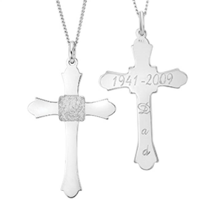 Cross Pendant in Sterling Silver Jewelry