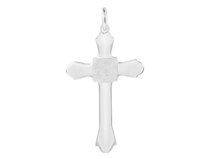 Cross Pendant Keepsake (Urn) in Sterling Silver Jewelry