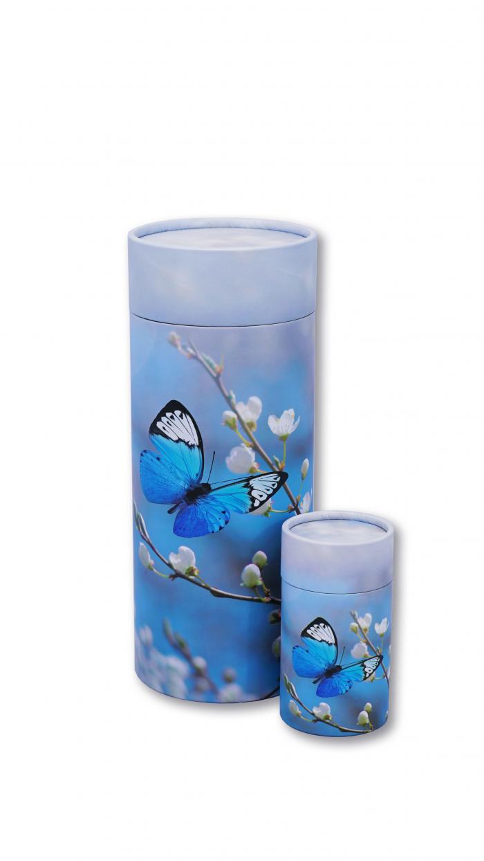Scattering Tube - Butterfly Biodegradable Urns