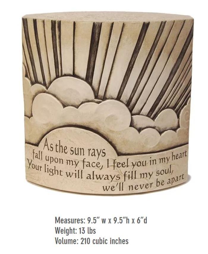 Sunrays Urn Composite Urns