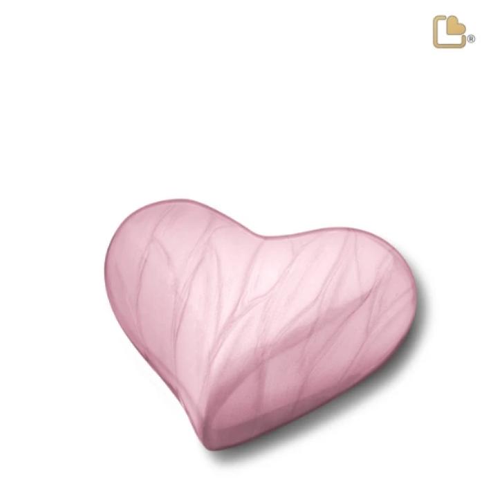 Pearl Pink Heart - Keepsake Urn Keepsake Urns