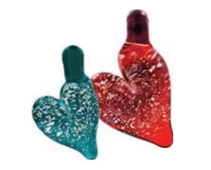 Heart Pendant Serenity Glass Collection Jewelry