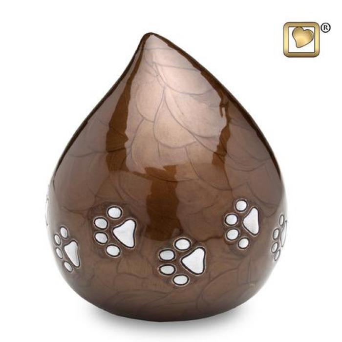 Love Drop Bronze Pet Urns