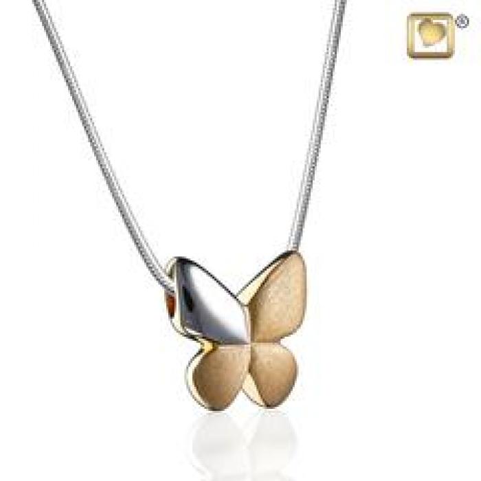 Pendant - Butterfly Silver-Gold Vermeil Jewelry