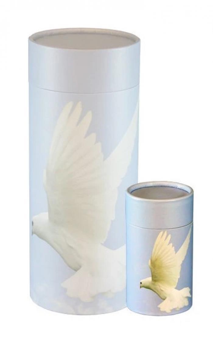 Scattering Tube Keepsake - Dove  Keepsake Urns