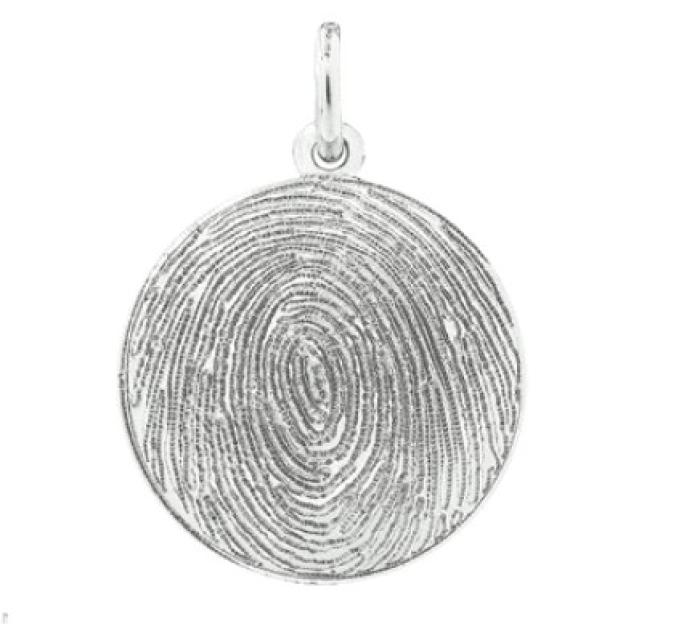 Circle Keepsake Urn in Sterling Silver Jewelry