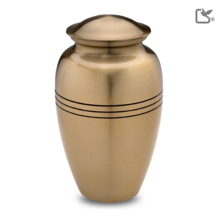 Radiance Gold Urn Metal Urns