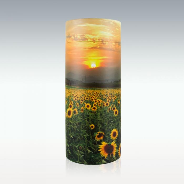 Scattering Tube - Sunflower Biodegradable Urns