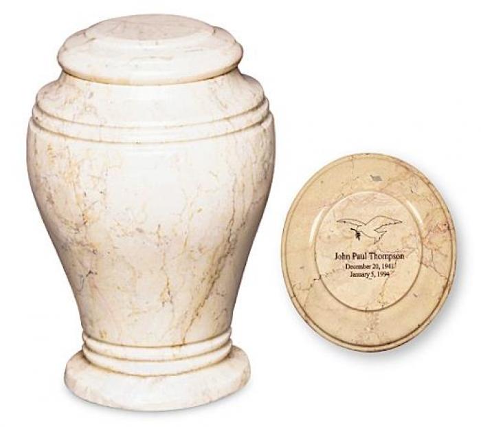 Marble Urn Collection - Cameo Bell Jar Urn Marble Urns