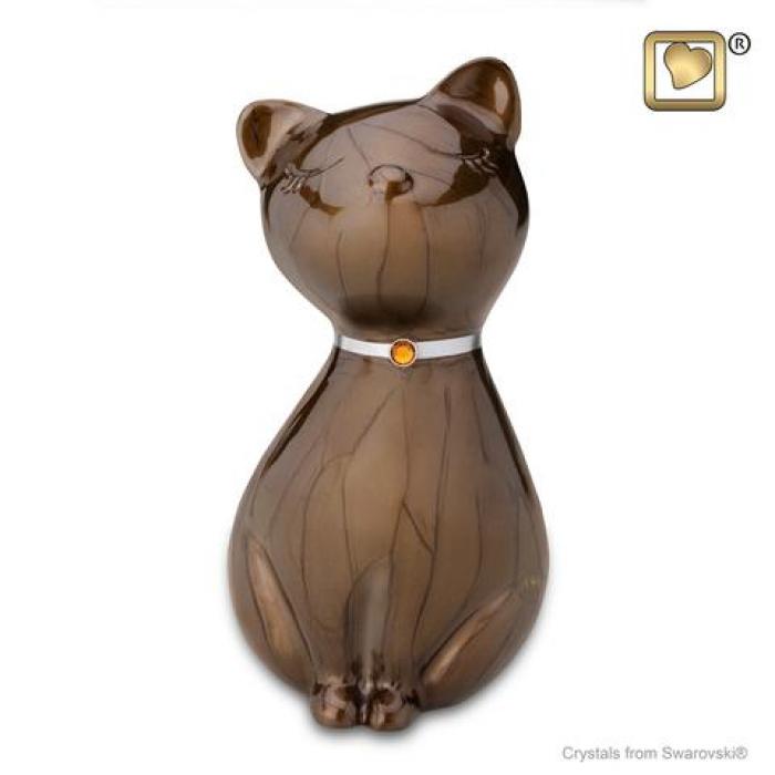 Princess Cat Bronze Pet Urns