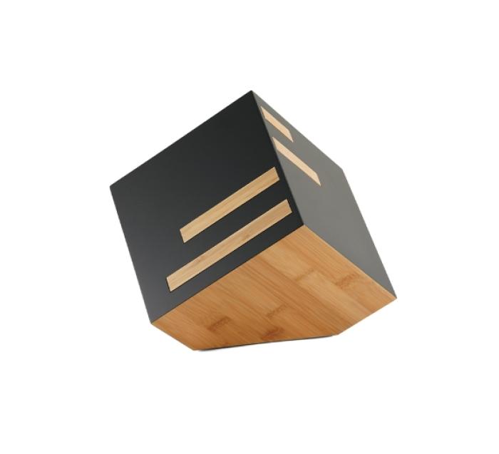 Icon Black Bamboo Urn Wooden Urns